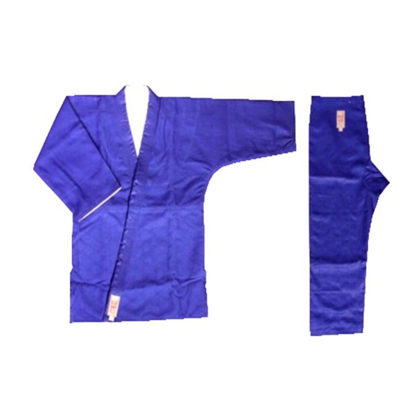 Judo Suit, White/Blue, Reversible Suit