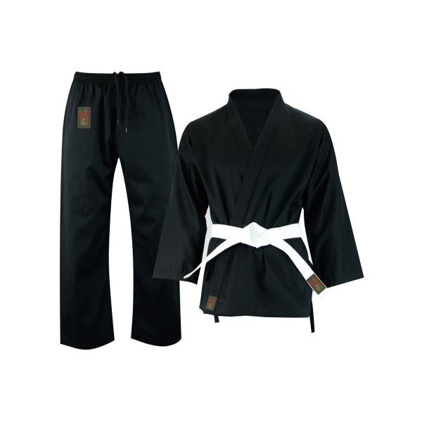 Karate suit, black, DELUXE Edition.