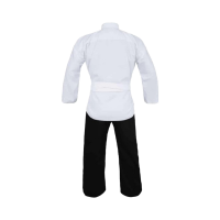 Karate Anzug, weiß/schwarz, DELUXE Edition