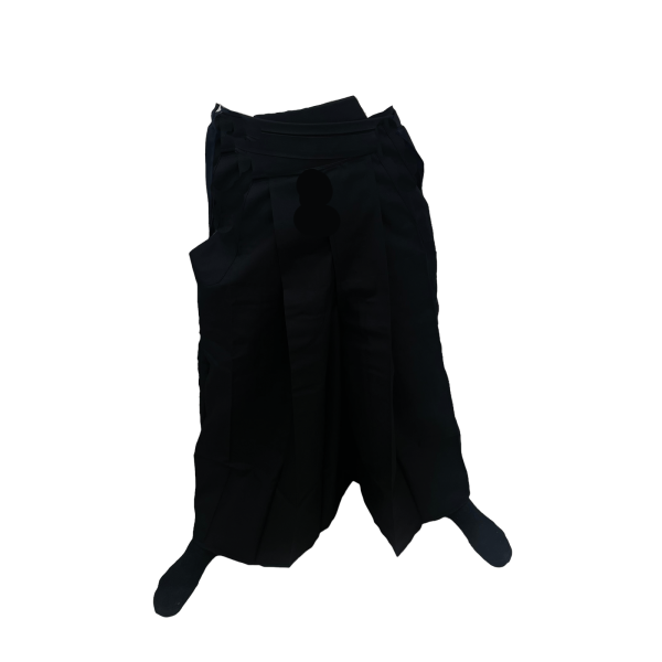 Hakama, black, blended fabric