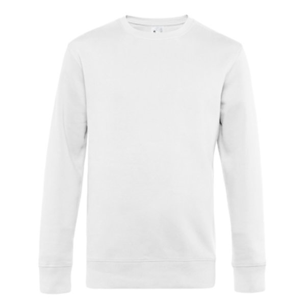 Sweatshirt Farbe: Weiß, 280g, Rundhals, 80% Baumwolle / 20% Polyester