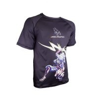 Anime Athletics Rashguard - Schwarz/Weiß, KAMINARI