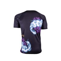 Anime Athletics Rashguard - Schwarz/Weiß, KAMINARI
