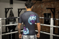 Anime Athletics Rashguard - Schwarz/Weiß, KAMINARI
