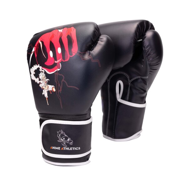Anime Athletics Boxhandschuhe - Schwarz/Weiß, BAJURANGU GUN, COMFORT VERSION
