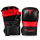 MMA Handschuhe, schwarz/rot, Premium Leder, MODELL: RED GHOST