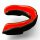 Premium Zahnschutz, Somo Gel Material, schwarz/rot, Größe JR, MODELL JAWLOCK