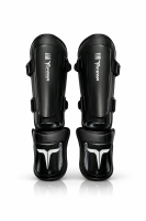 Premium Schienbein-Spannschoner, schwarz, MODELL: NIGHTFALL