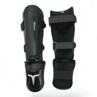 Premium Schienbein-Spannschoner, schwarz, MODELL: NIGHTFALL