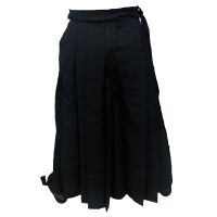 Hakama, black, blended fabric