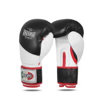 Boxhandschuhe, weiß/schwarz/rot, SINDICATO