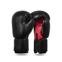 Boxing gloves, black/red, TOP model