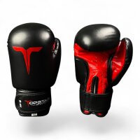 Boxing gloves, black/red, TOP model