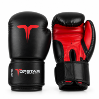 Boxhandschuhe, schwarz/rot, TOP-Modell