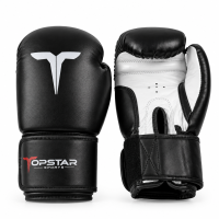 Boxhandschuhe, schwarz/weiß, TOP-Modell