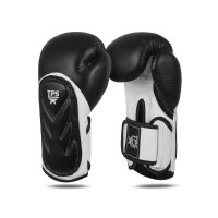 Boxhandschuhe, schwarz/weiß, BAT-Style Modell