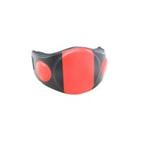 BellyPad, rot/schwarz, Leder, TOPSTAR
