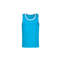 Box Shirt, blau/weiß