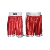 Box Shorts, rot/weiß