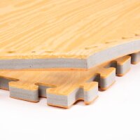 Trainings-Wendematte, Holz/Sand Optik, 25mm Dicke, 1 x 1m