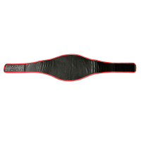 Champion Gürtel, schwarz/rot, Kunstleder, ohne Logo