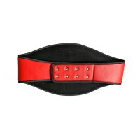 Champion Gürtel, rot/schwarz, Kunstleder, ohne Logo