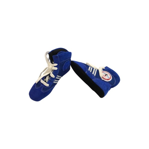 Sambo-Schuhe, blau, Leder