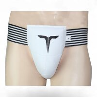 Tiefschutz f. Herren, weiß, PU, UNIVERSAL