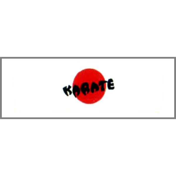 KARATE JAPAN Stirnband, weiß