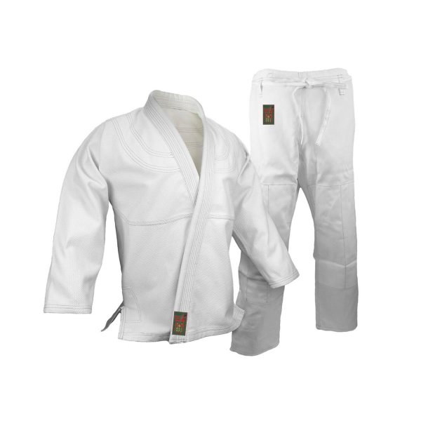 Jiu-Jitsu/Self-Defense Suit, White, 16oz.