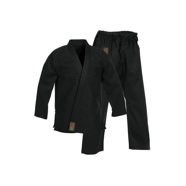 Jiu-Jitsu/Self-Defense suit, black, 16oz.