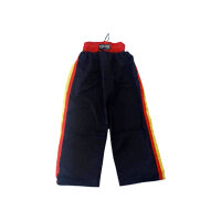 Kick-Box trousers, black/red/yellow, 100% satin