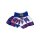 Thai-Box Shorts, weiß/blau/rot