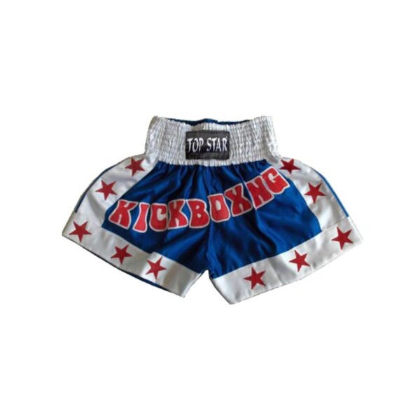 Kick-Thai-Box Shorts, blue/white/red