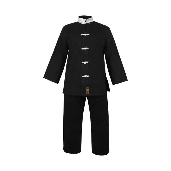 Kung-Fu Anzug, schwarz/weiß, SHAOLIN