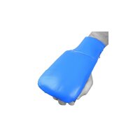 Karate Mitts, blau, Leder