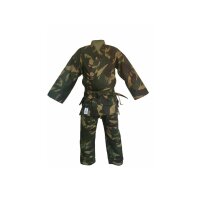 Karate Anzug, Woodland-Camouflage, 10oz, 160 cm