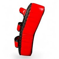 Arm Mitt, schwarz/rot, Leder, gekrümmt, THAI-Modell