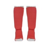TKD Schienbein-Spannschoner, rot