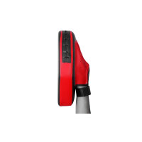 Handpratze, schwarz/rot, Kunstleder, Schlupfhandschuh, MAX GRIP