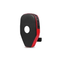 Handpratze, schwarz/rot, Kunstleder, Schlupfhandschuh, MAX GRIP