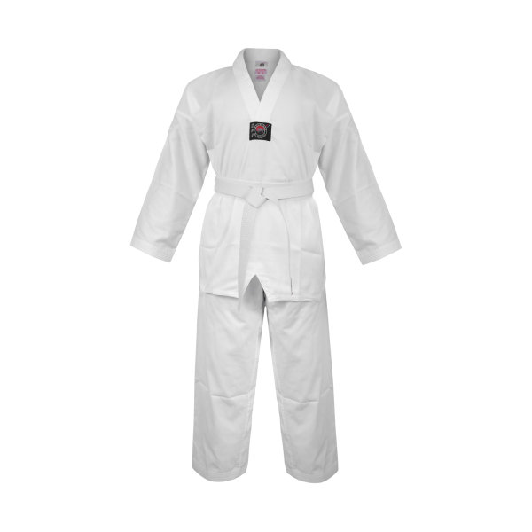 Taekwondo Suit, White, Dragon