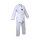 Taekwondo Anzug, weiß, Mischgewebe, m. Druck, 160cm