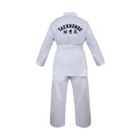 Taekwondo Anzug, weiß, SENSEI DELUXE m. Druck