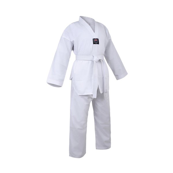 Taekwondo Suit, White, Sensei Deluxe with Print