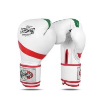 Boxhandschuhe, weiß, Leder, SINDICATO