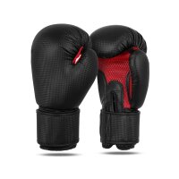 Boxhandschuhe, schwarz/rot, BREATH-Modell