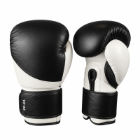 Boxhandschuhe, weiß/schwarz, LION-Modell
