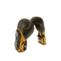 Boxhandschuhe, schwarz/gold, BAT-Style Modell
