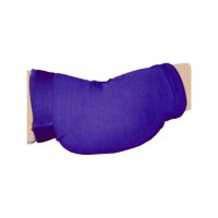 Ellbogenschoner, blau, Elastikgewebe